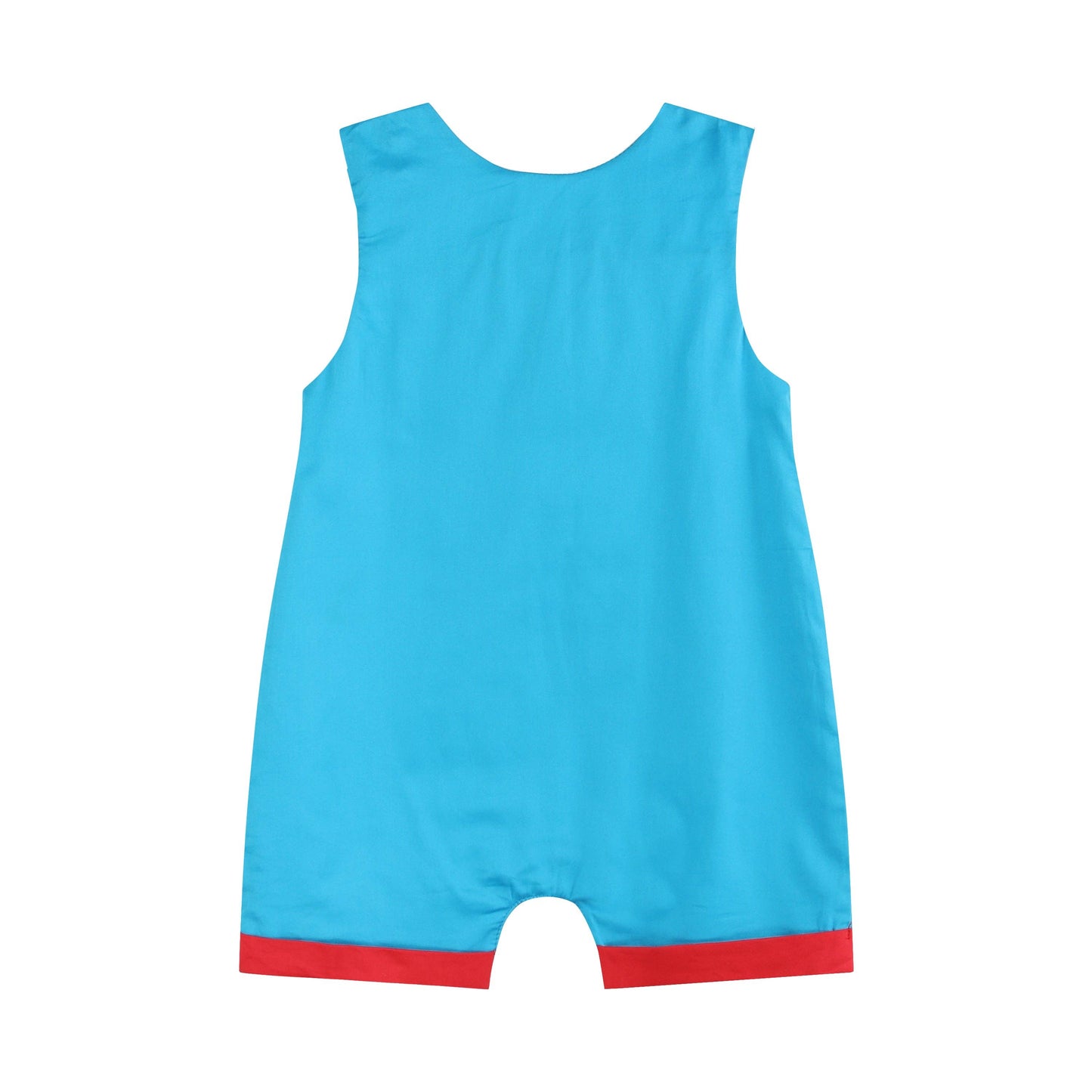 SALE! Blue Tractor Applique Shortalls