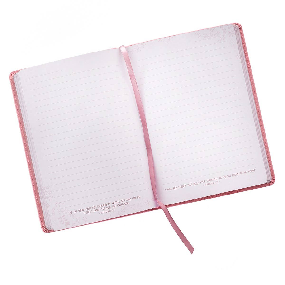 I Know the Plans Pink Slimline Faux Leather Journal - Jeremi