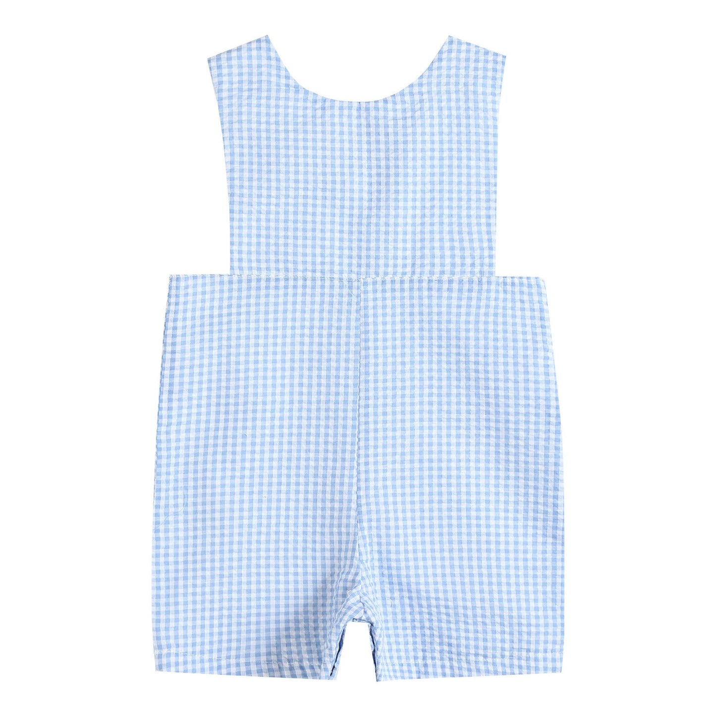 Light Blue Gingham Jon Jons: 2T