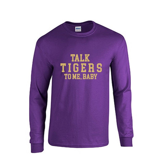 Talk Tigers To Me Baby Tee