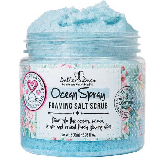 6.7oz Ocean Spray Salt Body Scrub & Body Wash