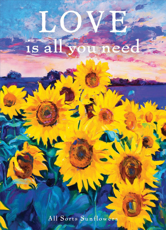 LOVE is all you need - All Sorts Sunflower Seed Packets