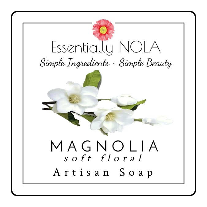 Essentially NOLA- Magnolia- Coconut Milk Soap - Soft Florals