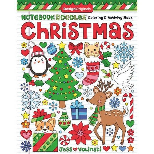 Coloring Book - Notebook Doodles Christmas