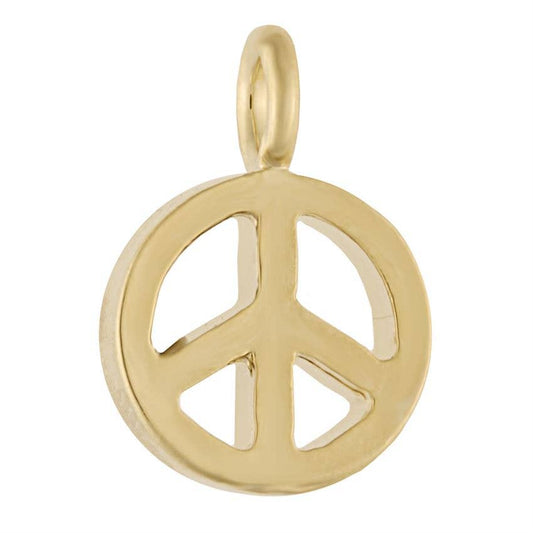 Peace Sign Charm - Gold - Mother’s Day