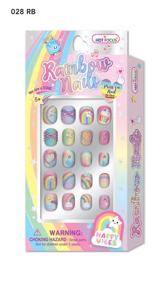 Rainbow Nails,Rainbow