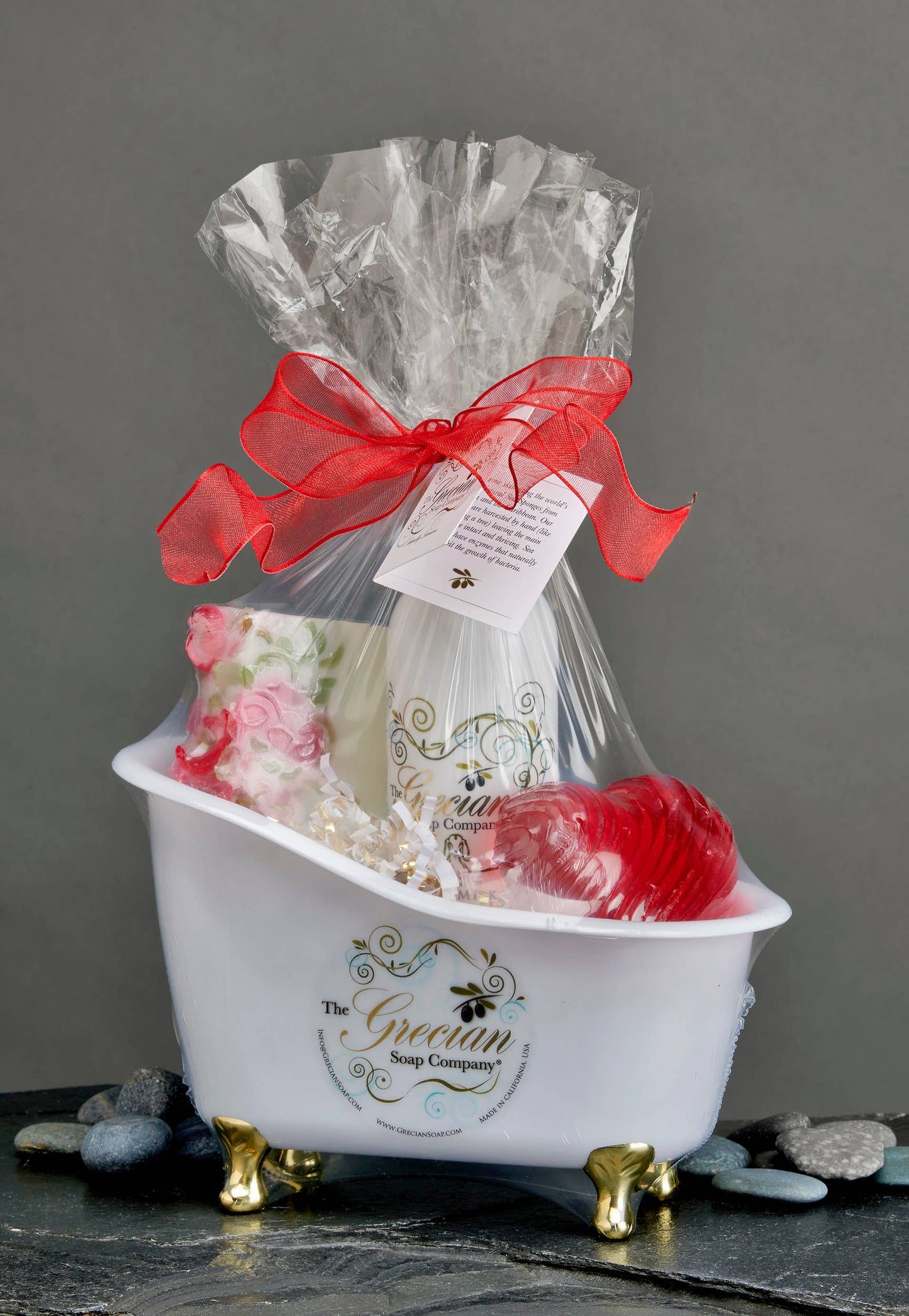 Valentine's Day Bathtub Gift Set: Plumeria